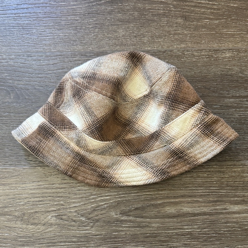 Reversible Aerie Plaid Bucket Hat